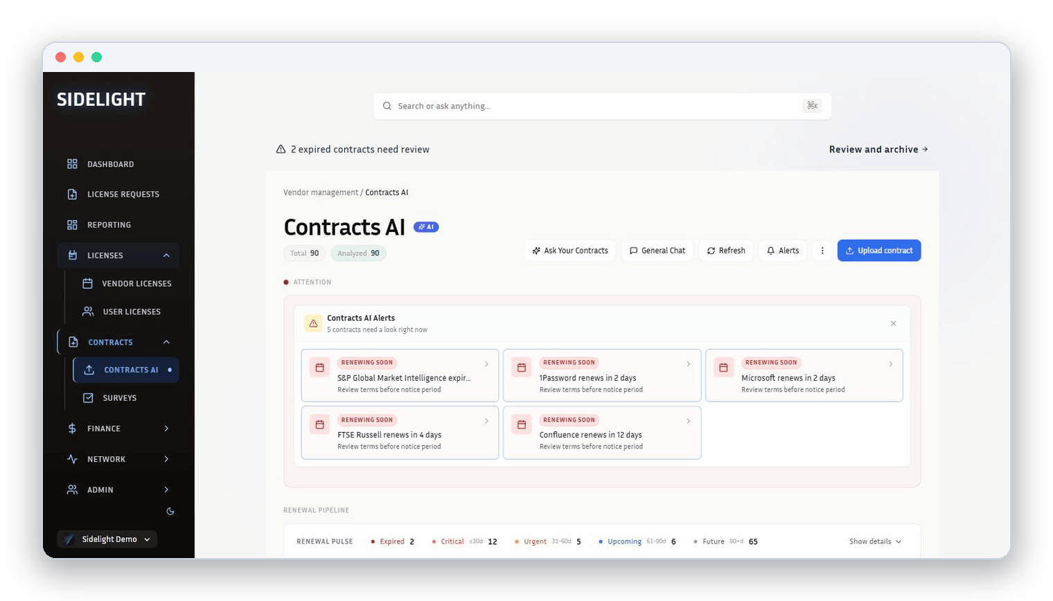 Every contract extracted, analyzed, monitored